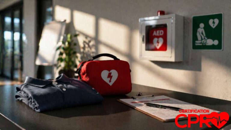 AED and CPR training equipment in Austin.